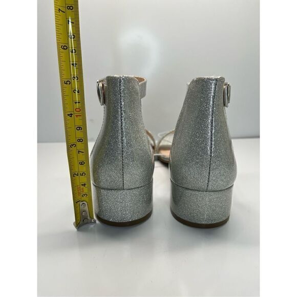 Steve Madden JFriday Ankle Strap Glitter Sandals, Women's Size 5M (H7) - Picture 3 of 11